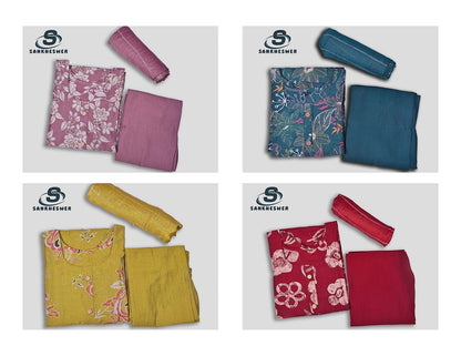 Kishmi Vol 1 Sankheswer Vertican Readymade Pant Style Suits Wholesaler