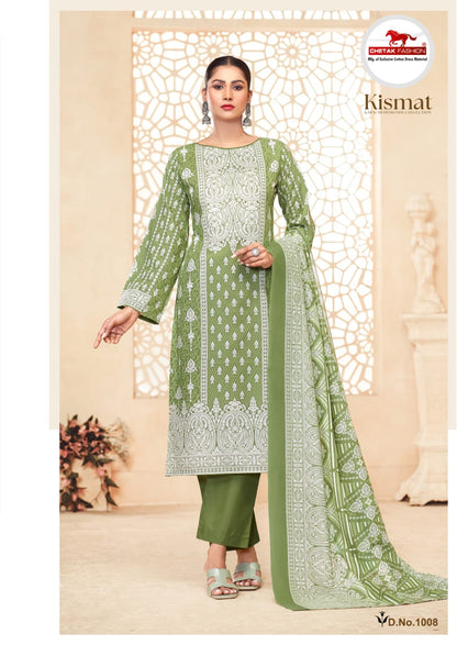 Kismat Vol 1 Chetak Fashion Cotton Karachi Salwar Suits Exporter India