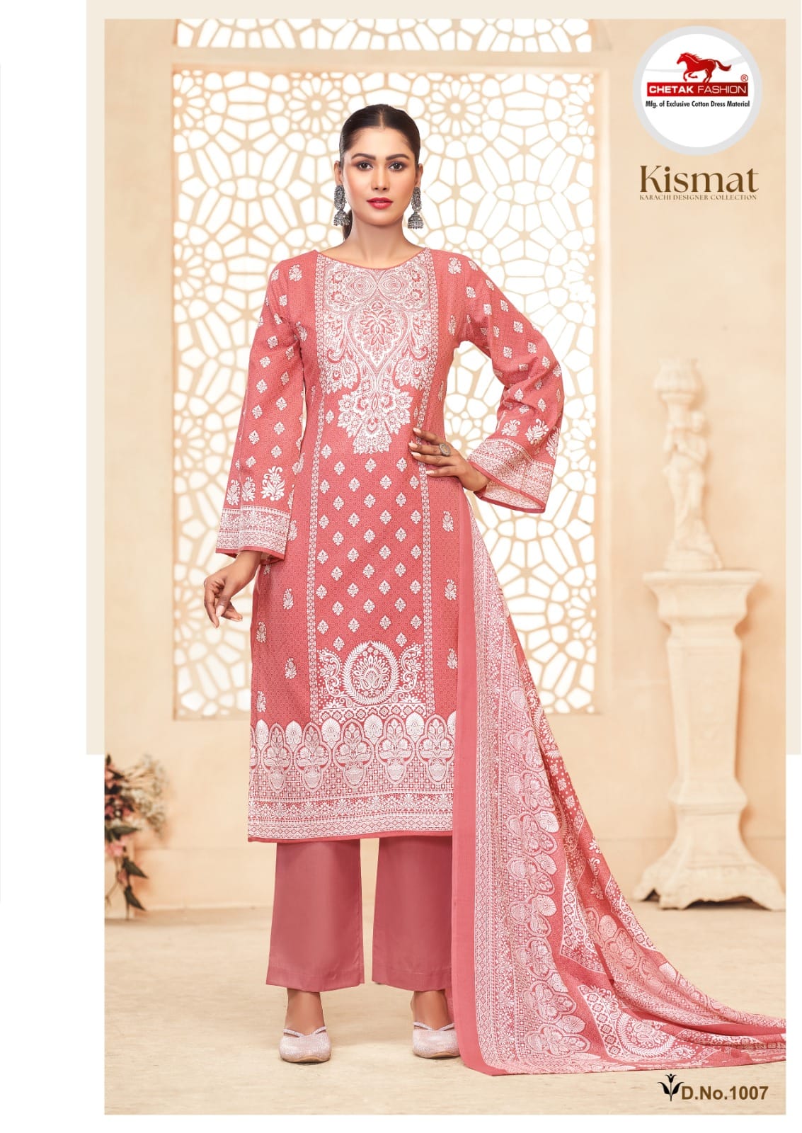 Kismat Vol 1 Chetak Fashion Cotton Karachi Salwar Suits Exporter India
