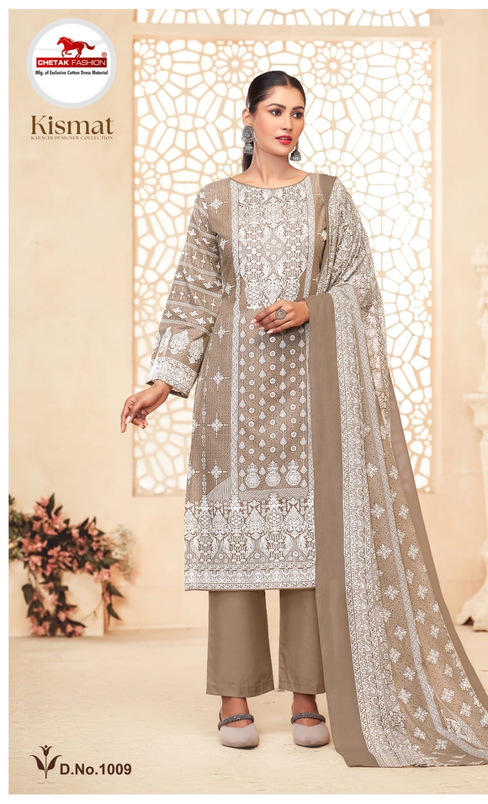 Kismat Vol 1 Chetak Fashion Cotton Karachi Salwar Suits Exporter India