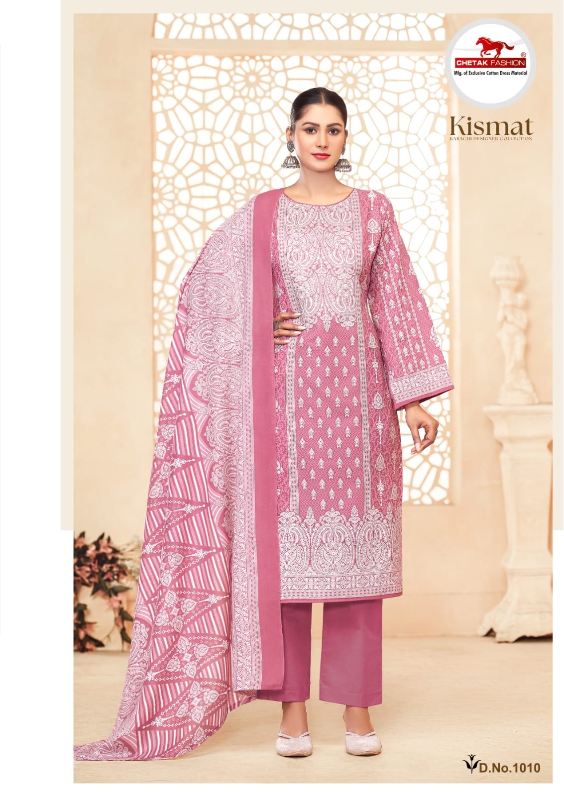 Kismat Vol 1 Chetak Fashion Cotton Karachi Salwar Suits Exporter India
