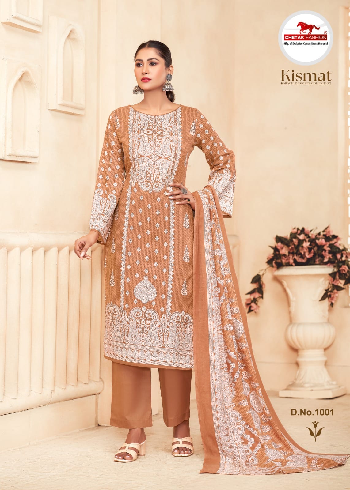 Kismat Vol 1 Chetak Fashion Cotton Karachi Salwar Suits Exporter India