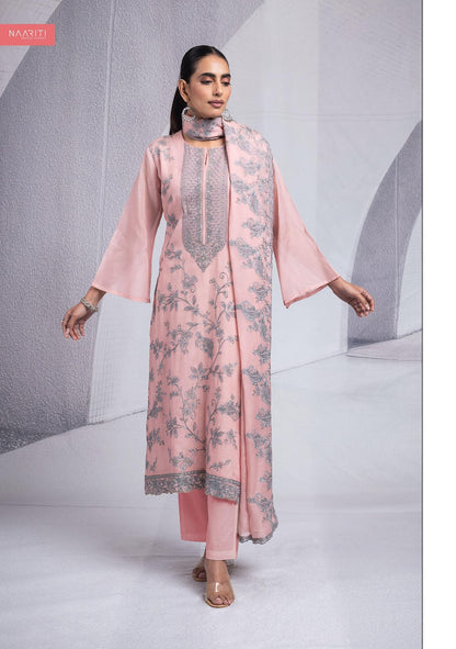 Kismis Naariti Mul Chanderi Salwar Suits Wholesaler Ahmedabad