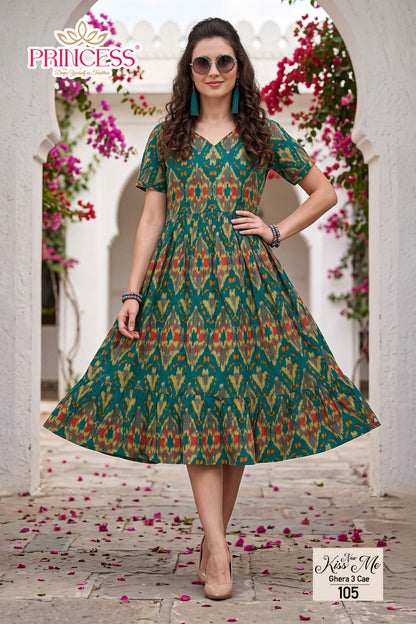 Kiss Me Princess Creation Cotton Anarkali Kurtis Supplier