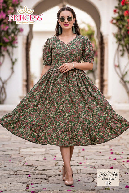 Kiss Me Princess Creation Cotton Anarkali Kurtis Supplier