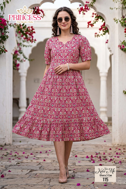 Kiss Me Princess Creation Cotton Anarkali Kurtis Supplier