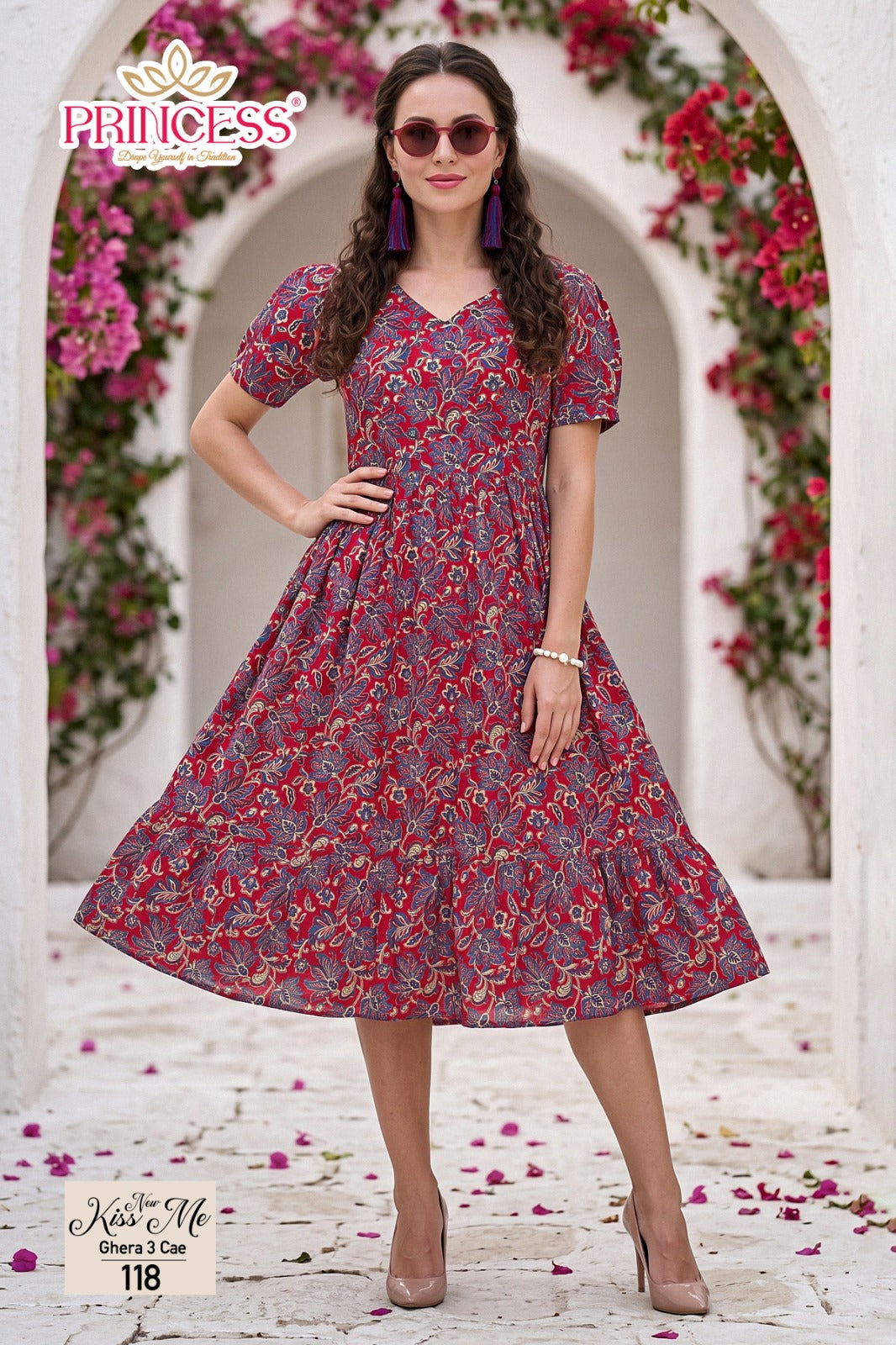 Kiss Me Princess Creation Cotton Anarkali Kurtis Supplier