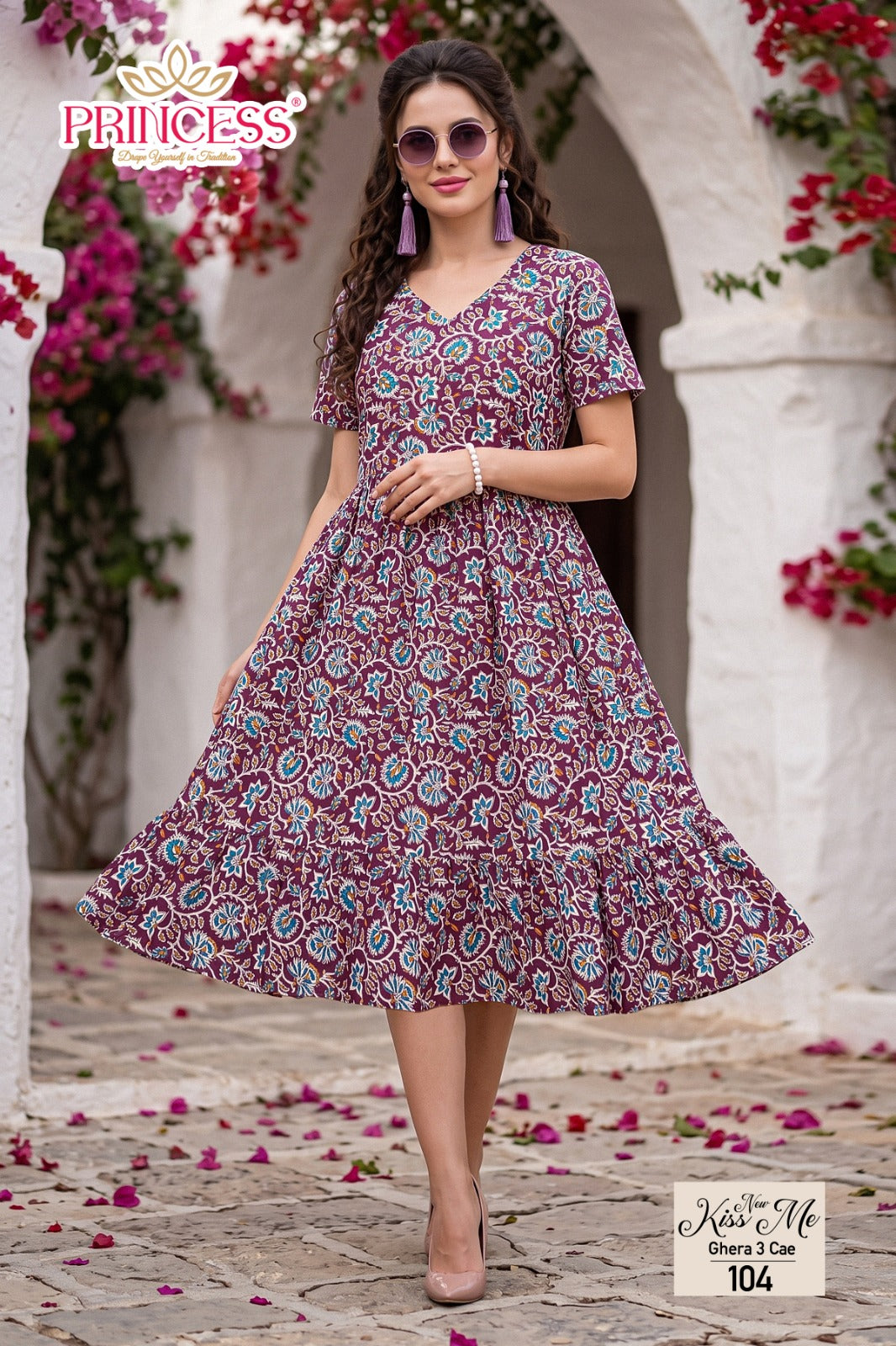 Kiss Me Princess Creation Cotton Anarkali Kurtis Supplier