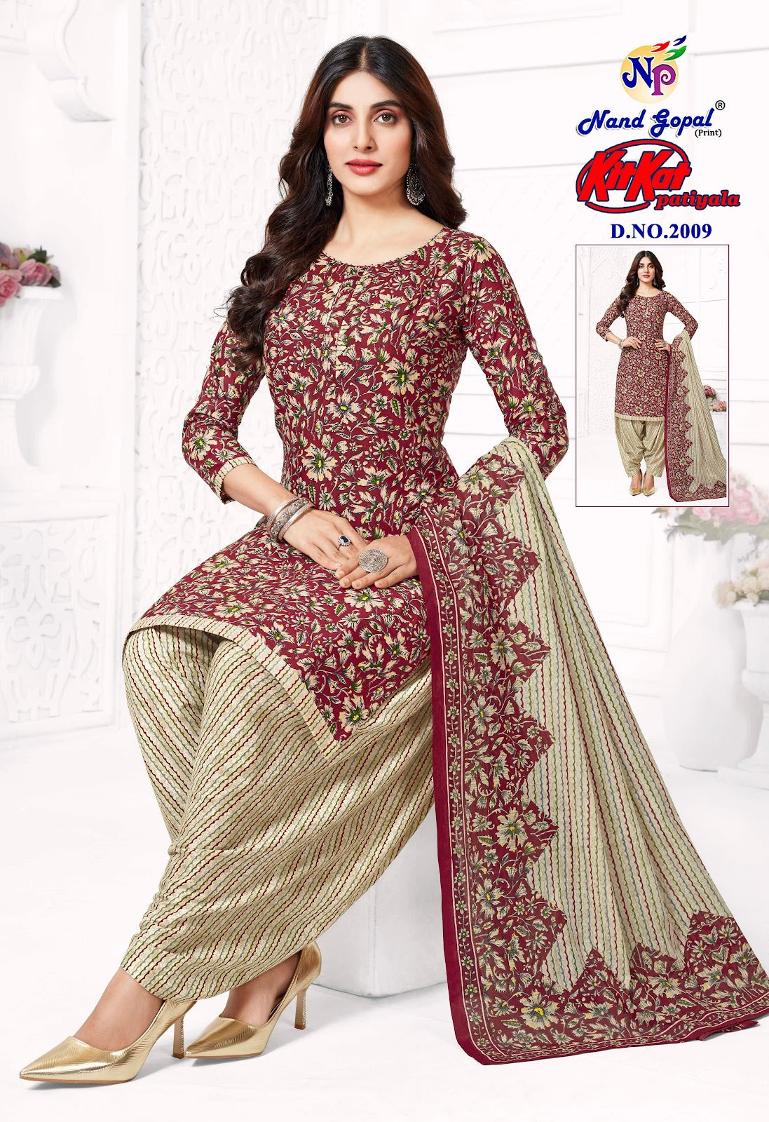 Kit Kat Vol 2 Patiyala Nandgopal Cotton Dress Material Wholesale Price