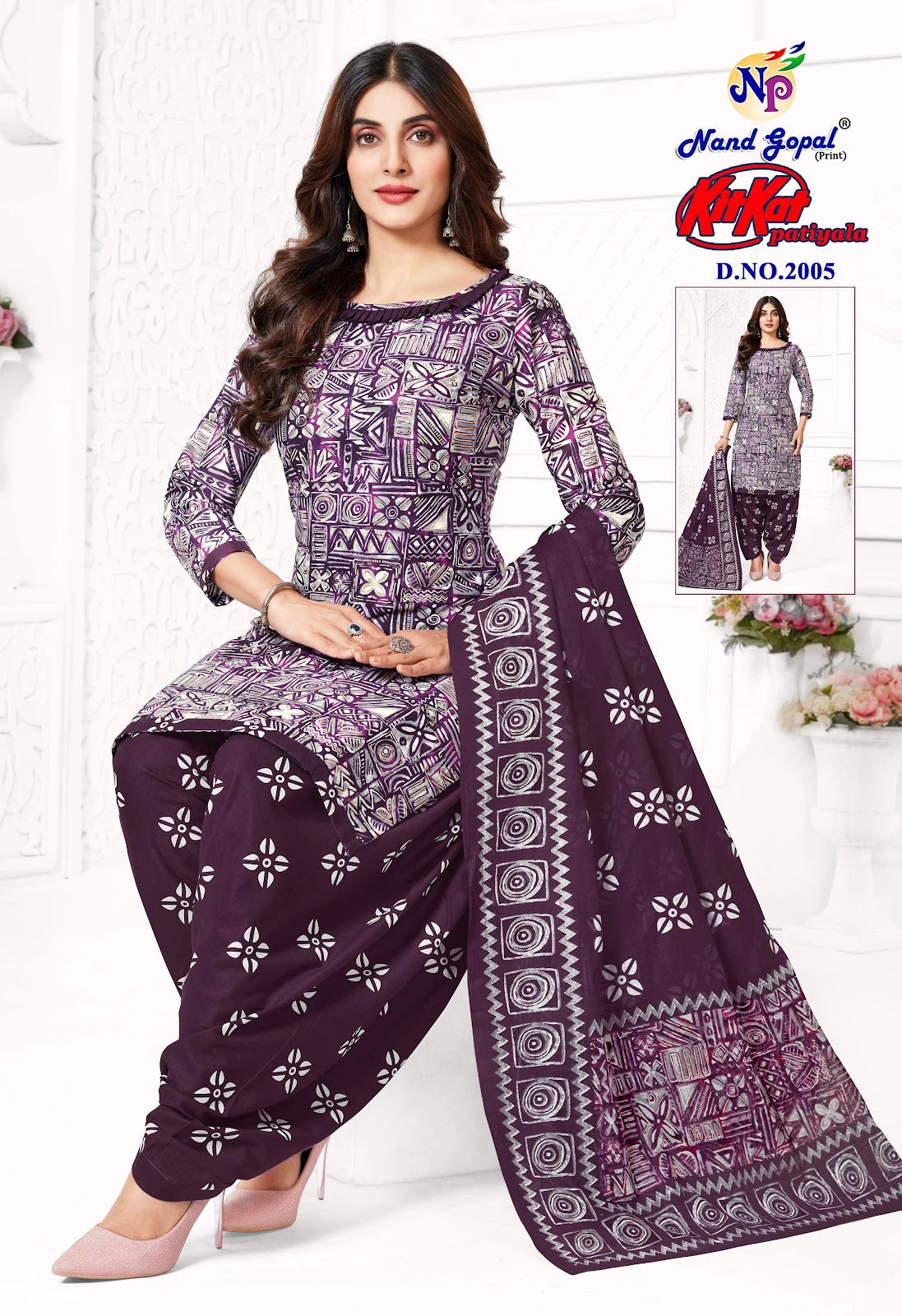 Kit Kat Vol 2 Patiyala Nandgopal Cotton Dress Material Wholesale Price