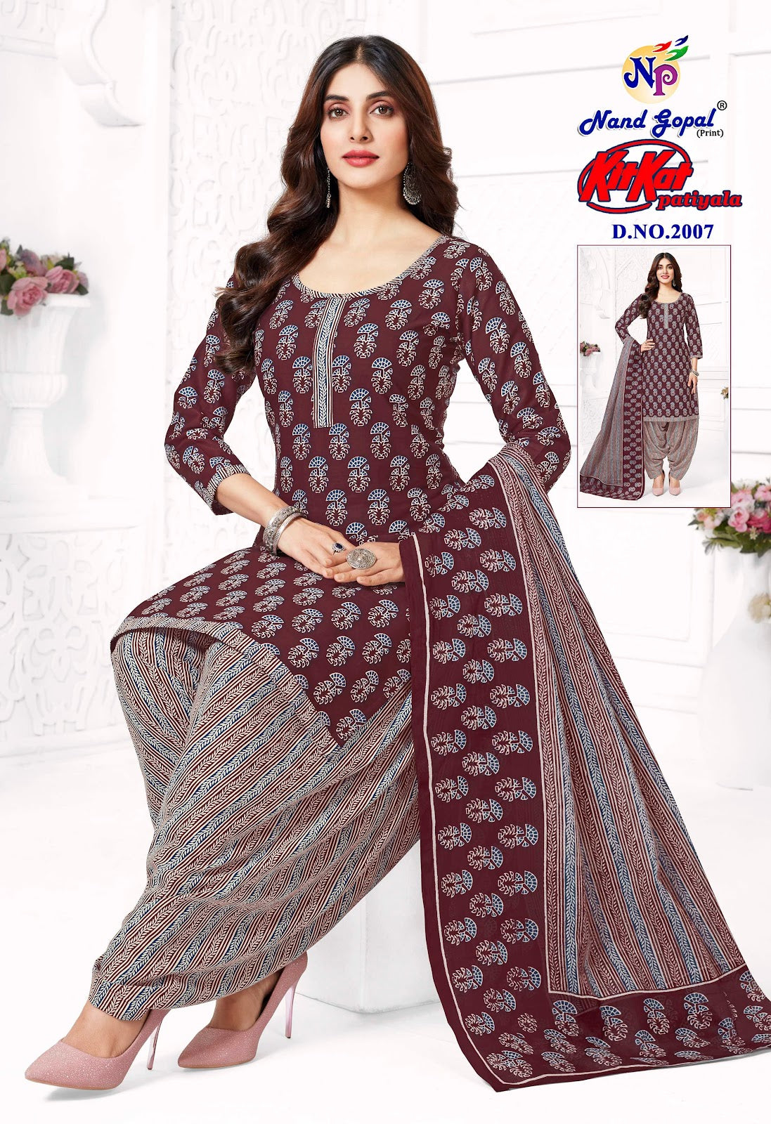 Kit Kat Vol 2 Patiyala Nandgopal Cotton Dress Material Wholesale Price