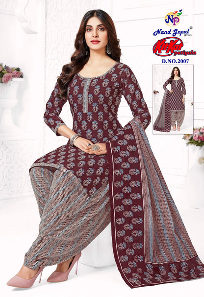 Kit Kat Vol 2 Patiyala Nandgopal Cotton Dress Material Wholesale Price