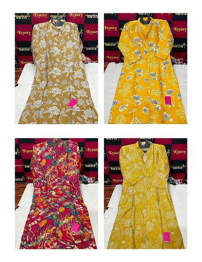 Kitkat Kanha Vertican Kurti With Pocket Wholesale