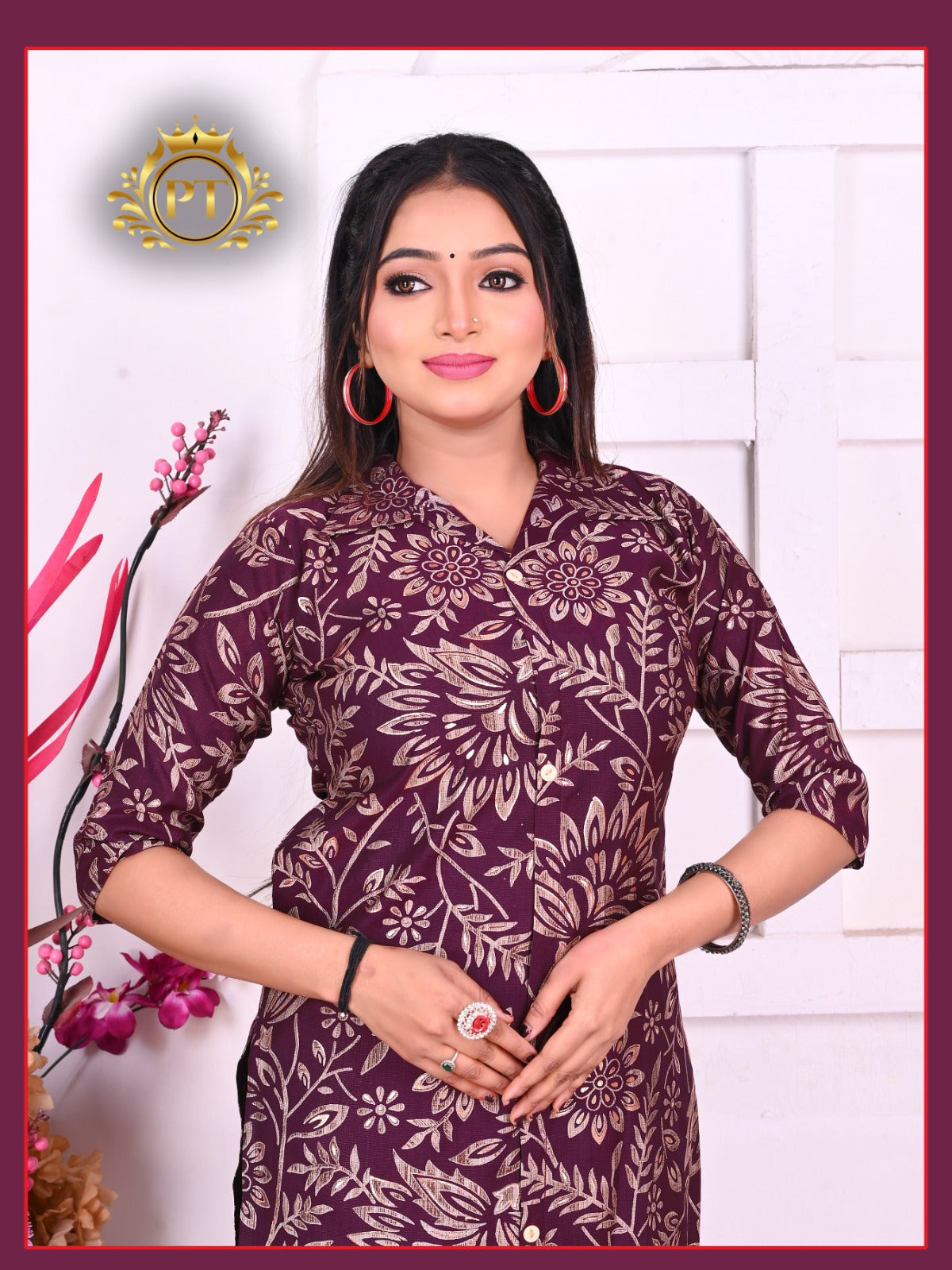 Kitkat Vol 1 Pt Vertican Kurti Plazzo Set Supplier Gujarat