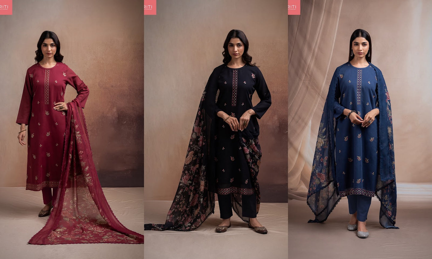 Kitor Naariti Cotton Linen Pant Style Suits Manufacturer Gujarat