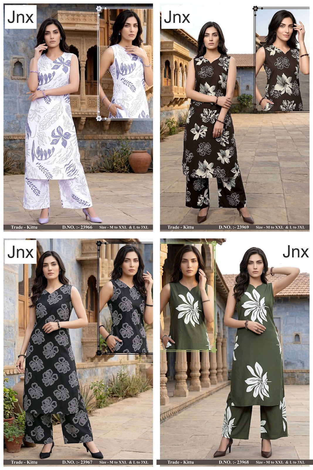 Kittu Jnx Rayon Co Ord Set Wholesaler India