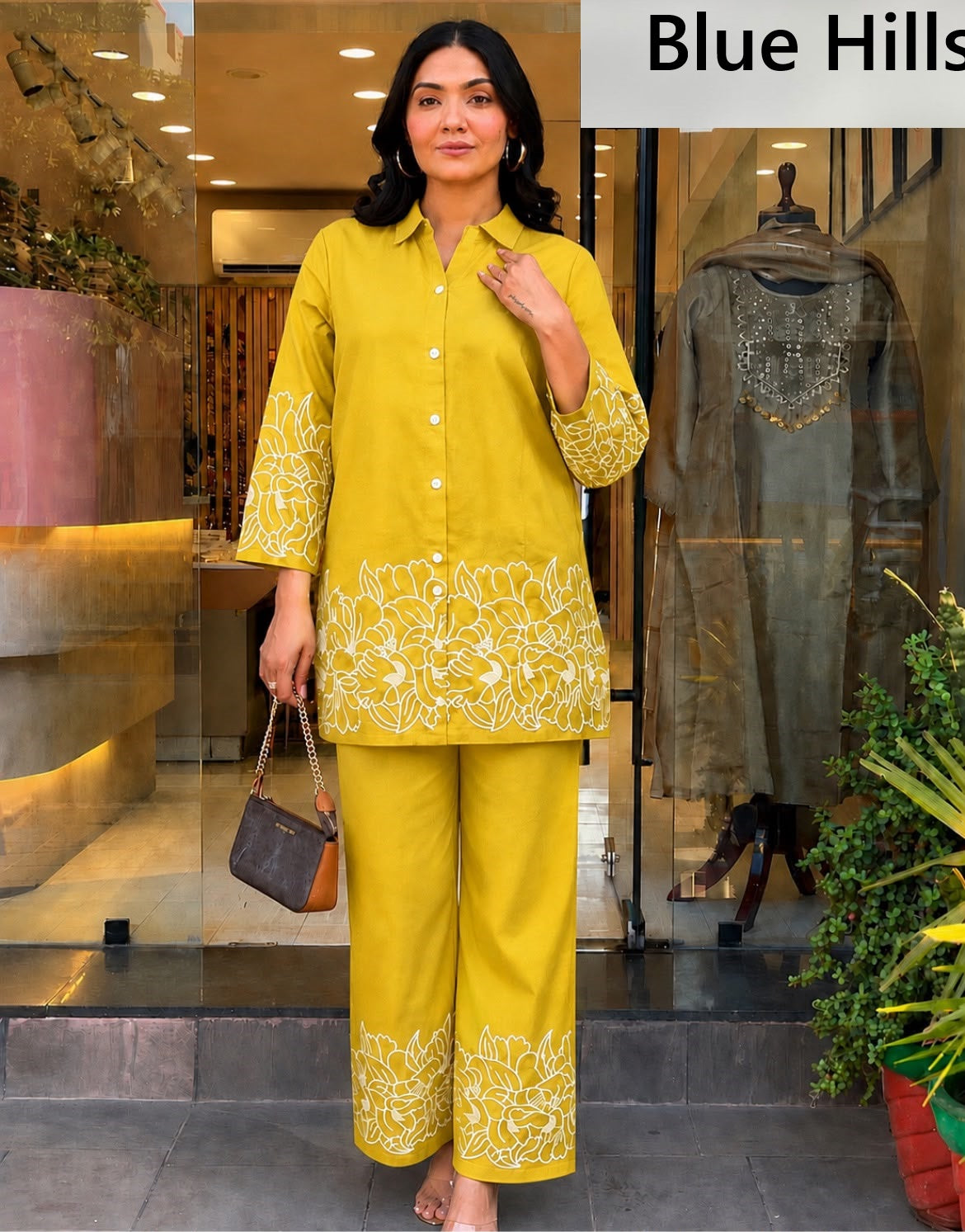 Kitty Party 2.0 Blue Hills Rayon 14Kg Co Ord Set Wholesaler Gujarat