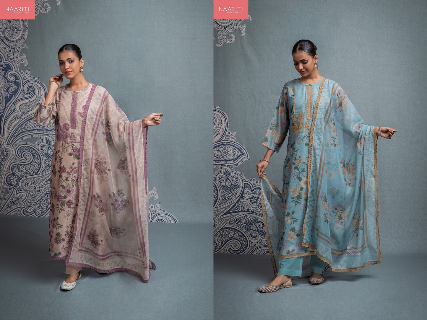 Kivor Naariti Cotton Pant Style Suits Wholesale