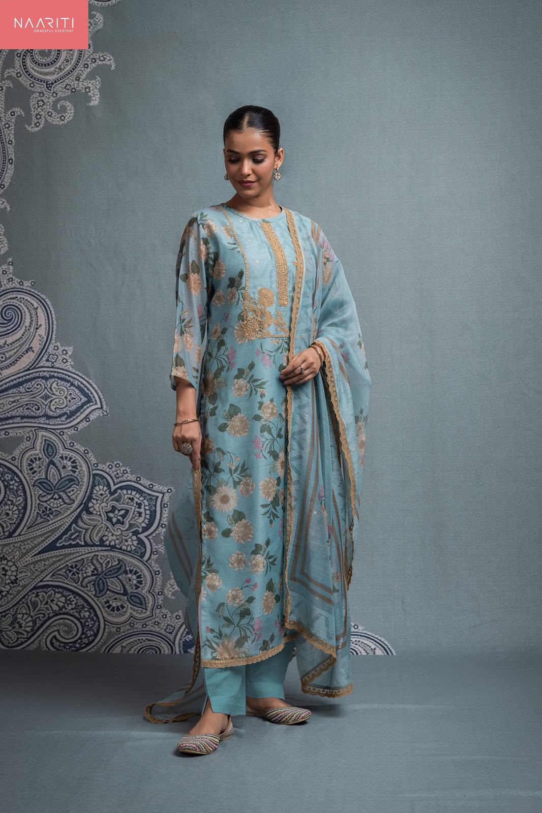 Kivor Naariti Cotton Pant Style Suits Wholesale