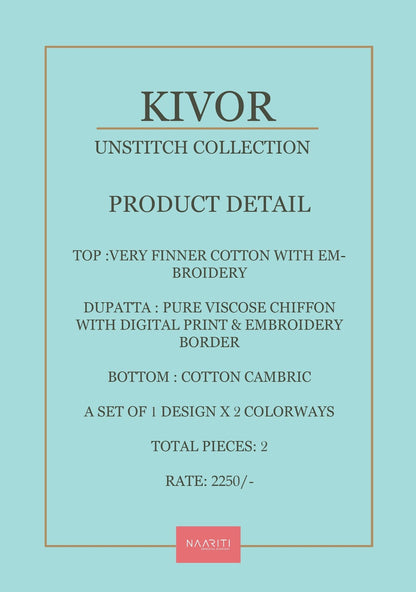 Kivor Naariti Cotton Pant Style Suits Wholesale