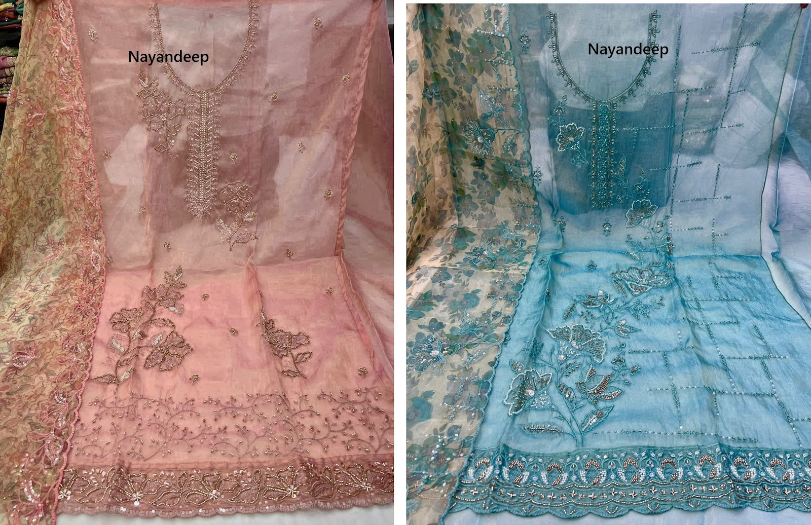 Kiya Nayandeep Silk Salwar Suits Exporter India
