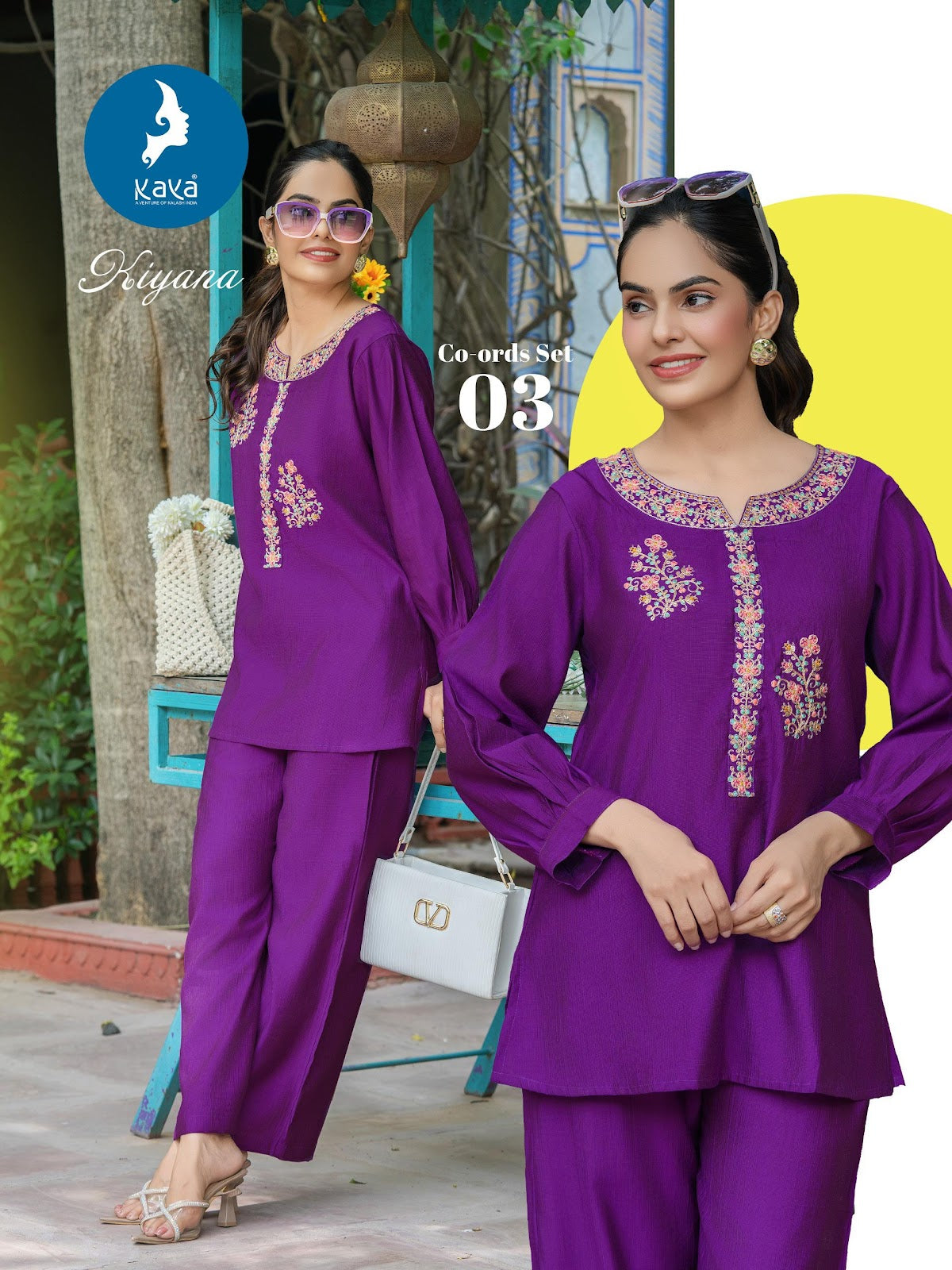 Kiyana Kaya Vertican Co Ord Set Wholesaler Ahmedabad