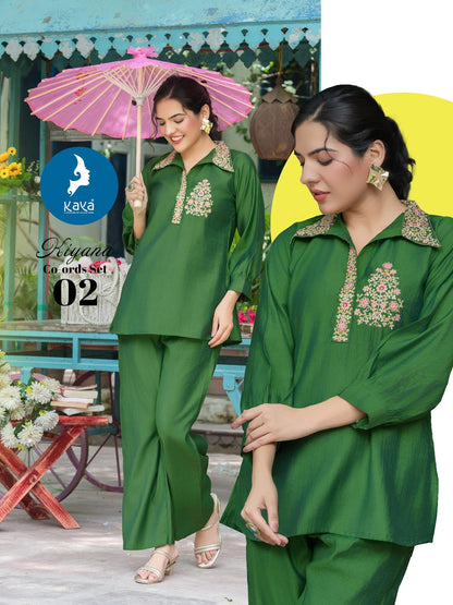 Kiyana Kaya Vertican Co Ord Set Wholesaler Ahmedabad