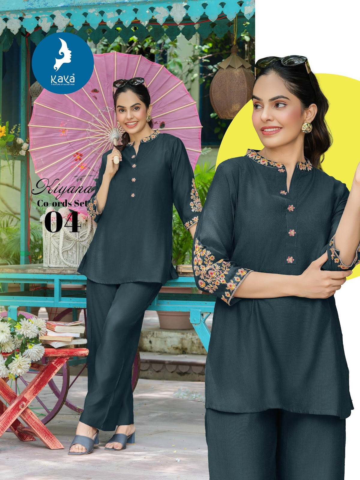 Kiyana Kaya Vertican Co Ord Set Wholesaler Ahmedabad