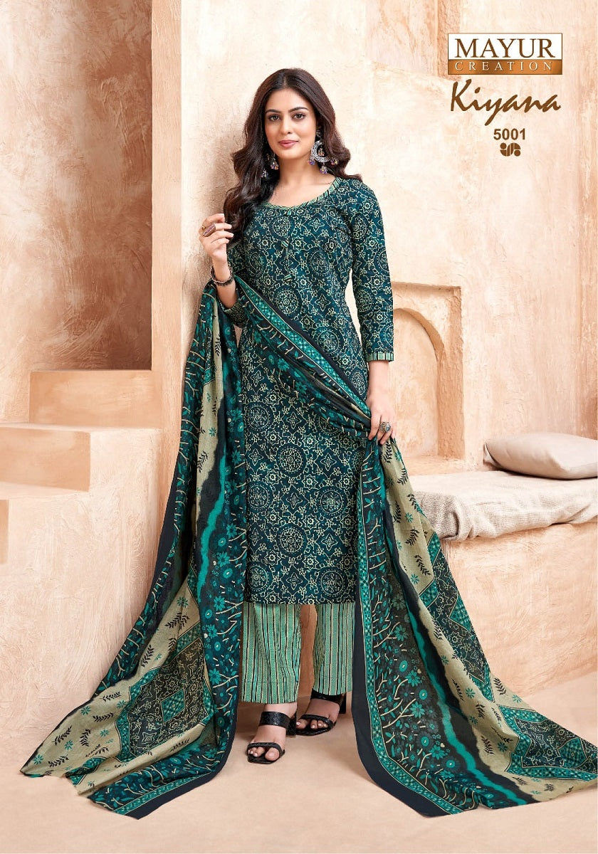 Kiyana Vol 5 Mayur Creation Cotton Dress Material Wholesale