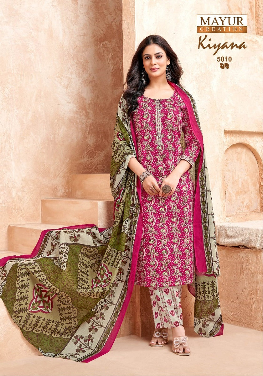 Kiyana Vol 5 Mayur Creation Cotton Dress Material Wholesale