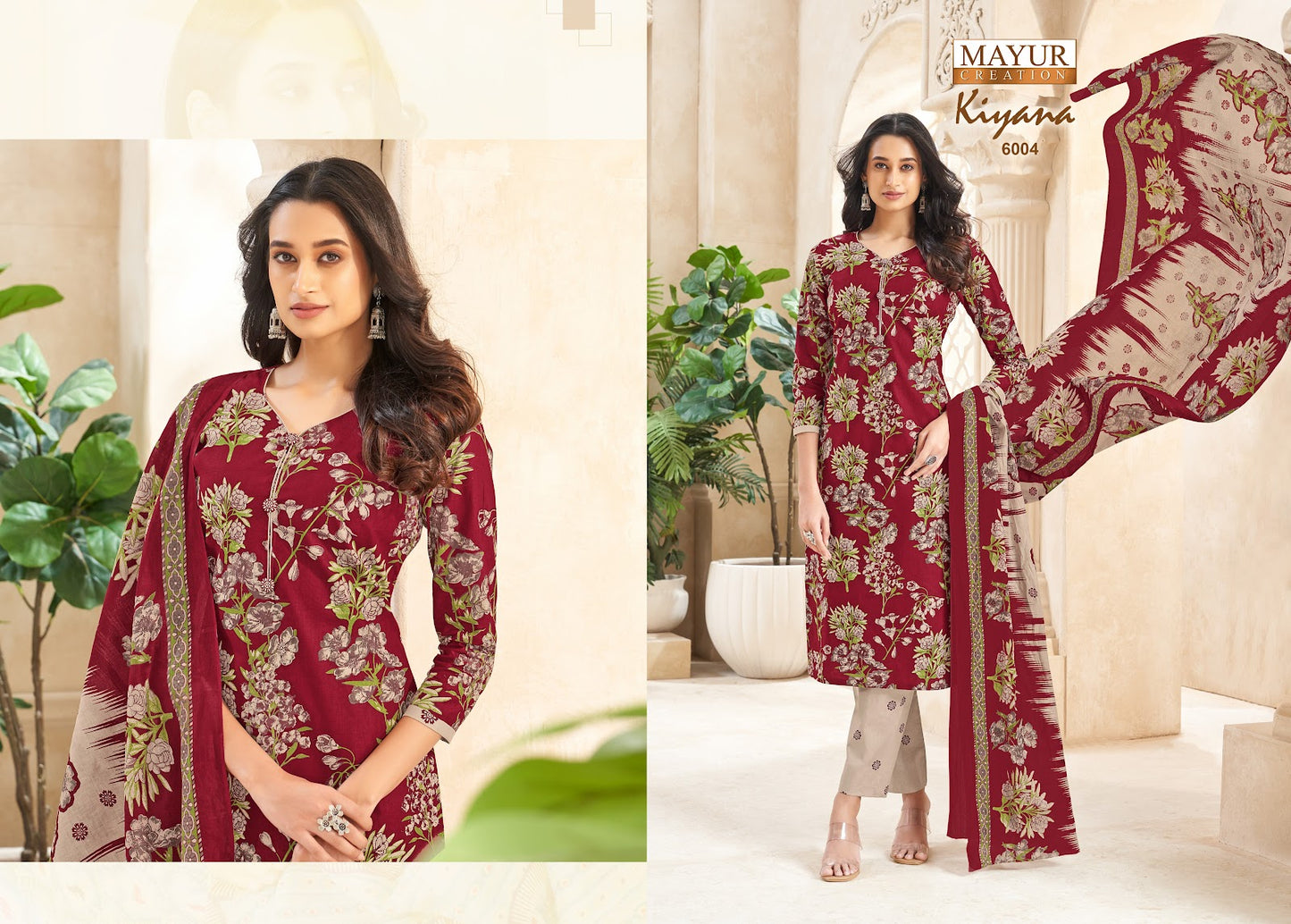 Kiyana Vol 6 Mayur Creation Cotton Dress Material Wholesale Price