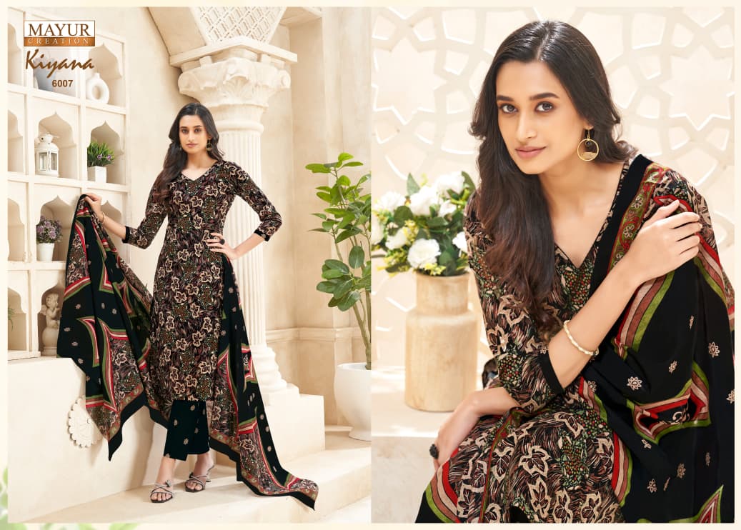 Kiyana Vol 6 Mayur Creation Readymade Cotton Pant Suits Exporter Gujarat