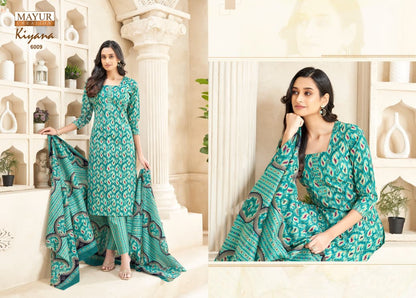 Kiyana Vol 6 Mayur Creation Readymade Cotton Pant Suits Exporter Gujarat