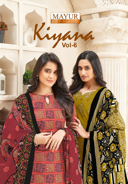 Kiyana Vol 6 Mayur Creation Readymade Cotton Pant Suits Exporter Gujarat