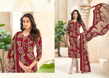Kiyana Vol 6 Mayur Creation Readymade Cotton Pant Suits Exporter Gujarat