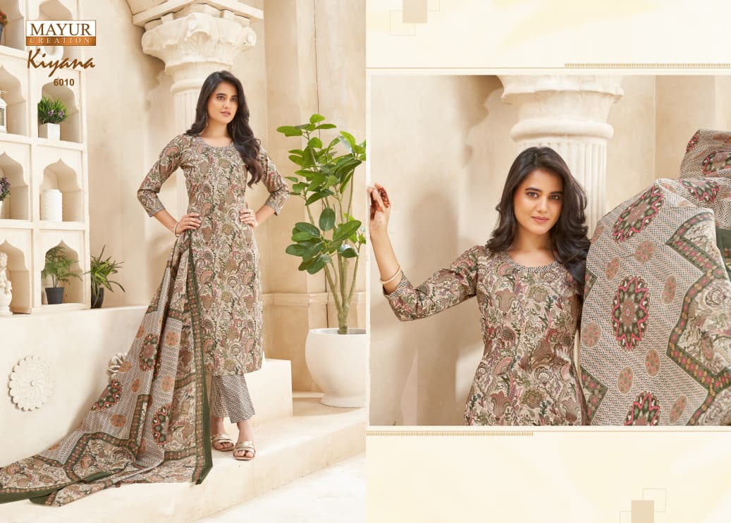 Kiyana Vol 6 Mayur Creation Readymade Cotton Pant Suits Exporter Gujarat