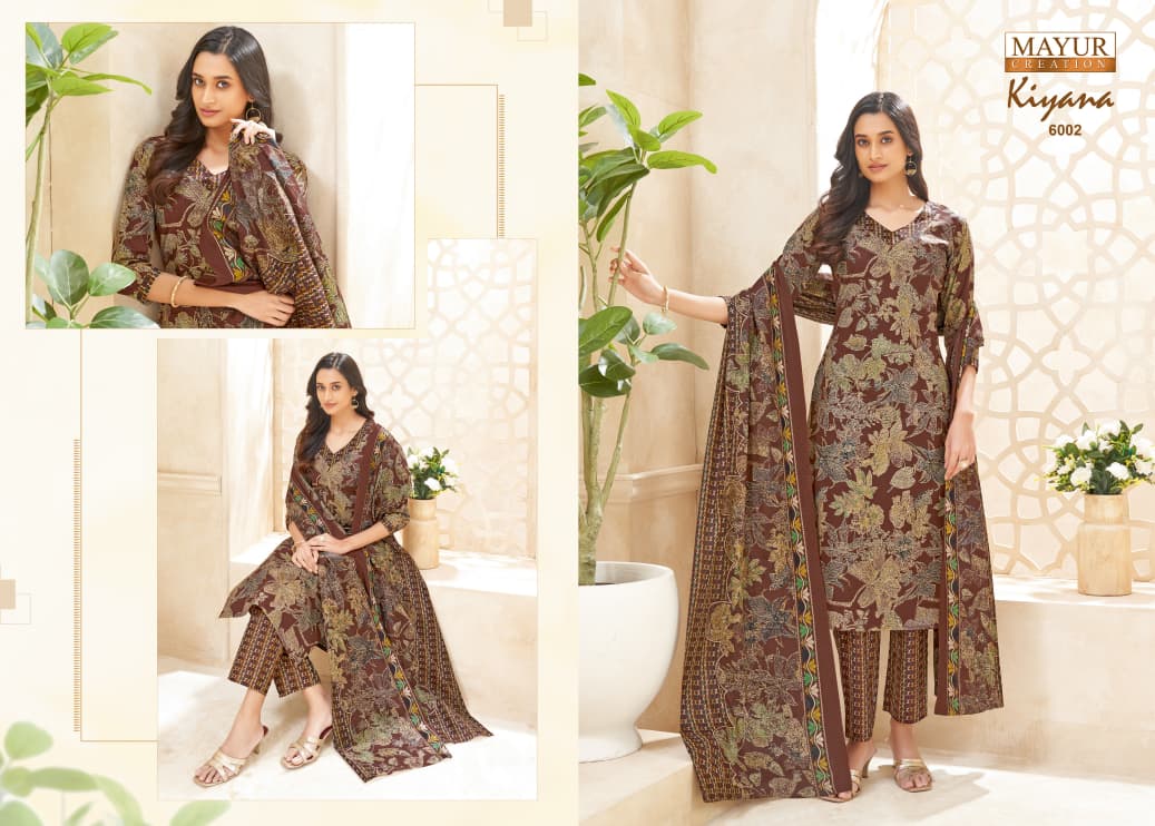 Kiyana Vol 6 Mayur Creation Readymade Cotton Pant Suits Exporter Gujarat
