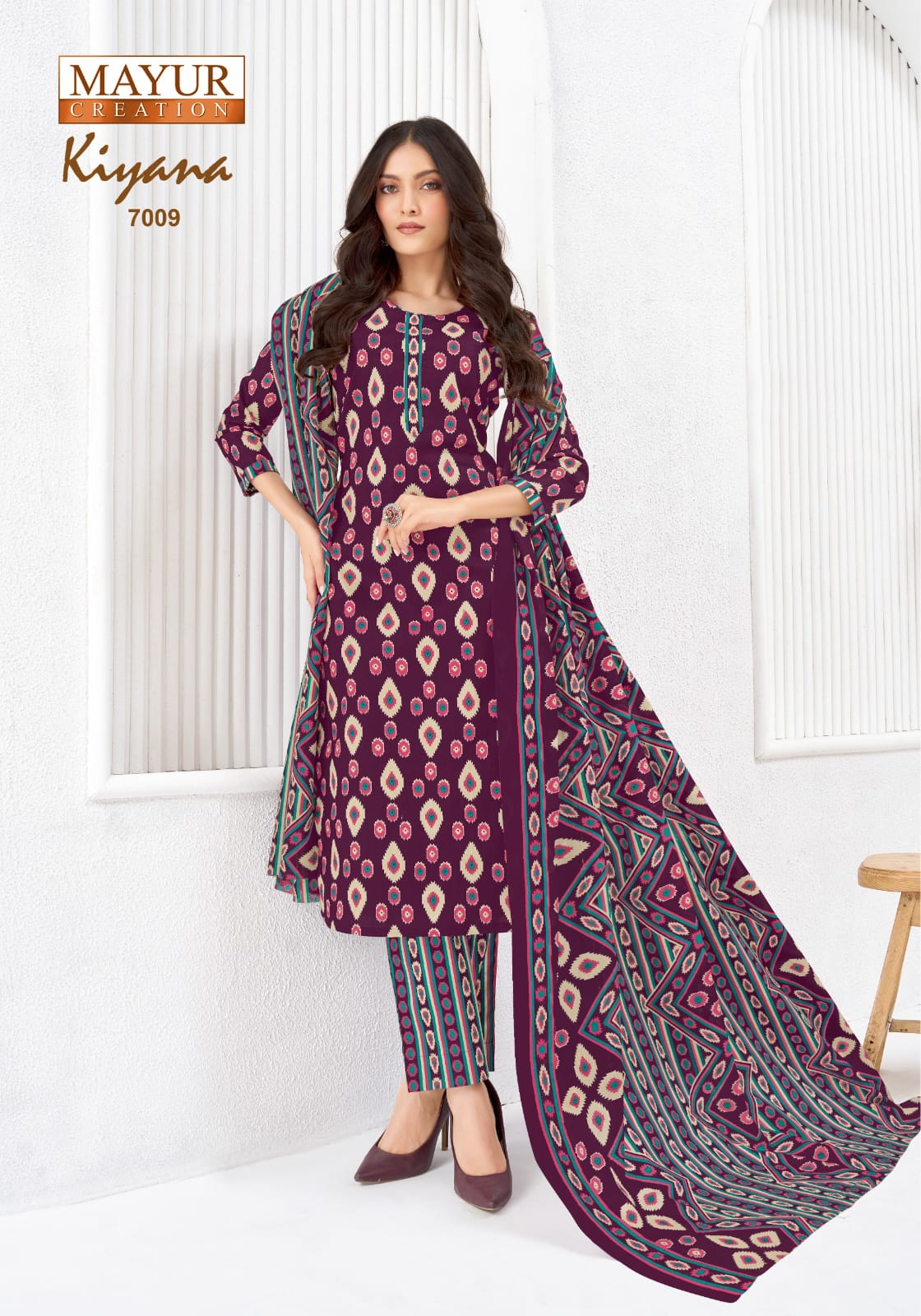 Kiyana Vol 7 Mayur Creation Readymade Cotton Pant Suits Supplier