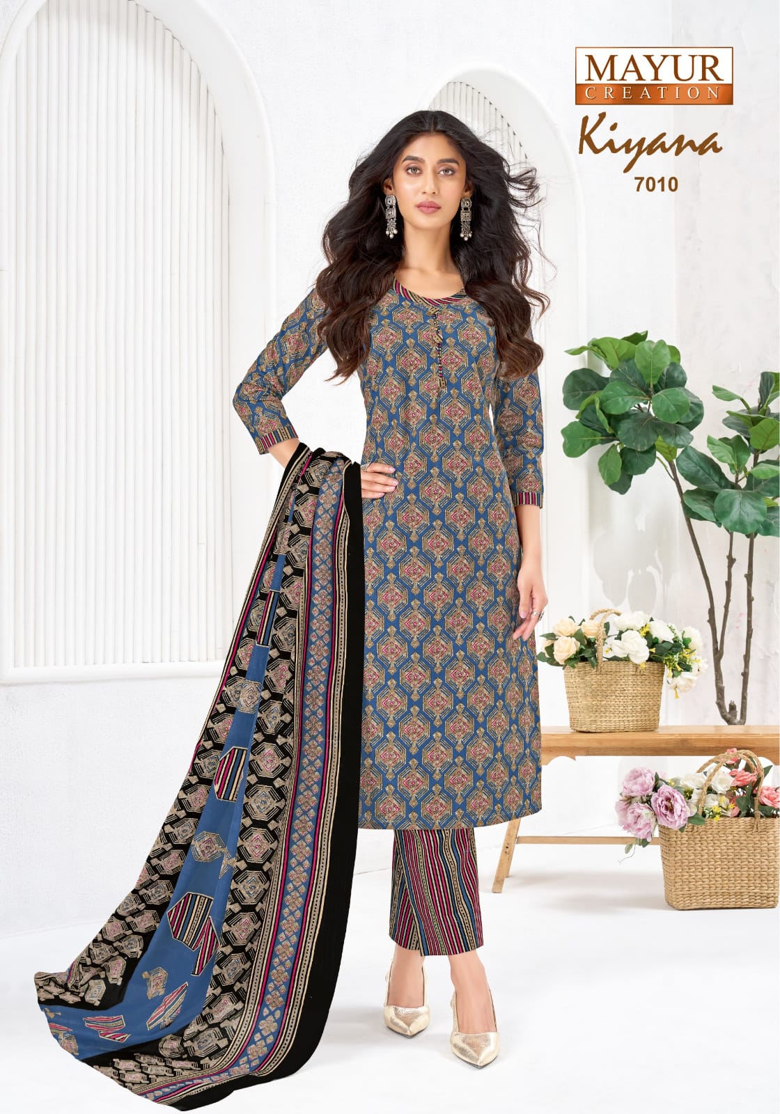 Kiyana Vol 7 Mayur Creation Readymade Cotton Pant Suits Supplier