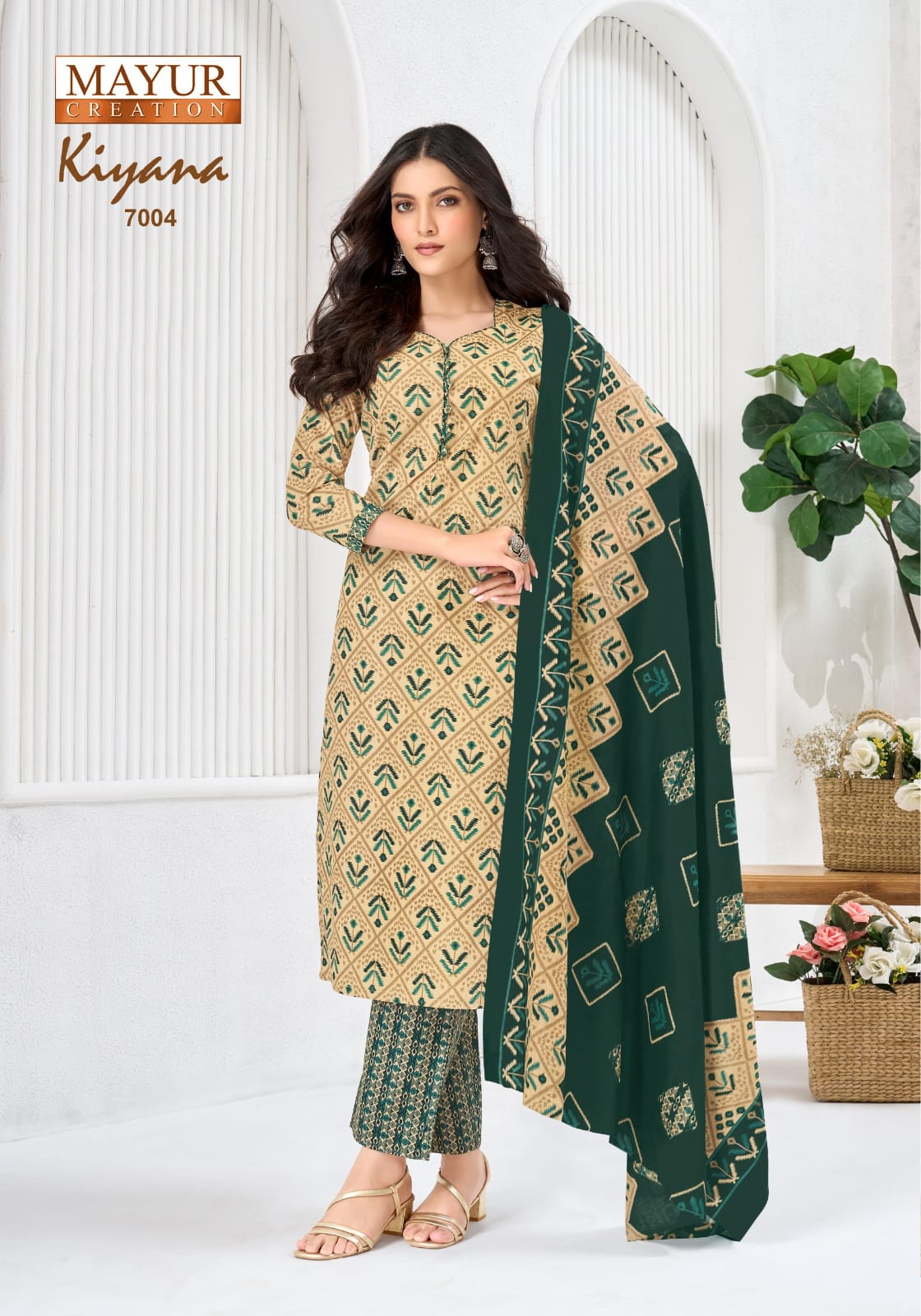 Kiyana Vol 7 Mayur Creation Readymade Cotton Pant Suits Supplier