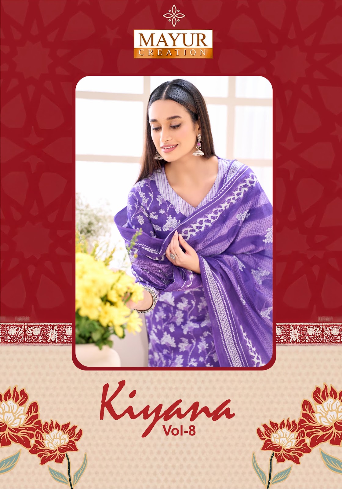 Kiyana Vol 8 Mayur Creation Cotton Dress Material Exporter India
