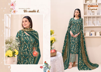 Kiyana Vol 8 Mayur Creation Cotton Dress Material Exporter India