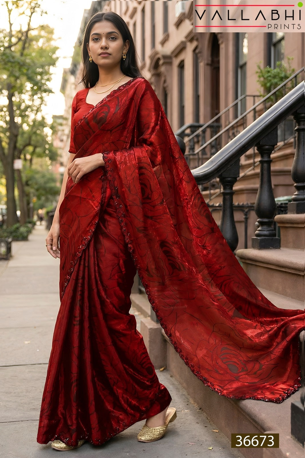 Kiyanshi Vol 3 Vallabhi Prints Satin Sarees Exporter Ahmedabad