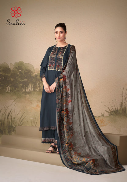 Kiyari Sudriti Sahiba Cosmos Pant Style Suits Wholesaler India