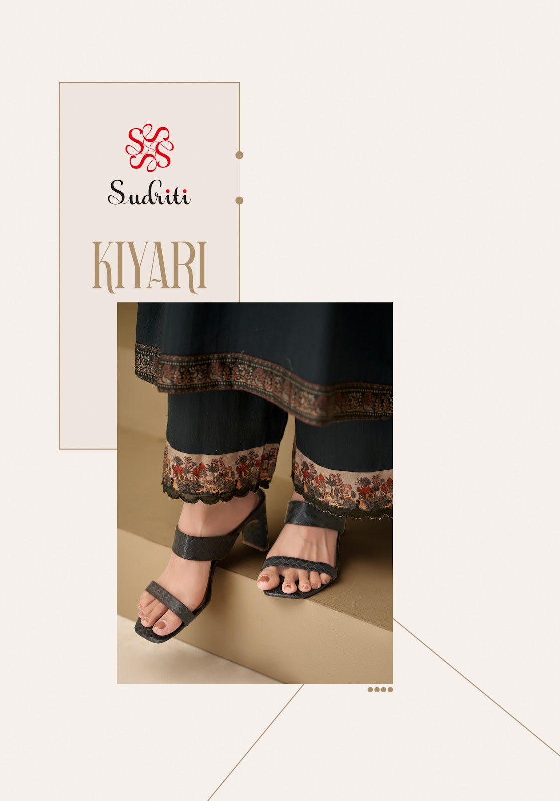 Kiyari Sudriti Sahiba Cosmos Pant Style Suits Wholesaler India