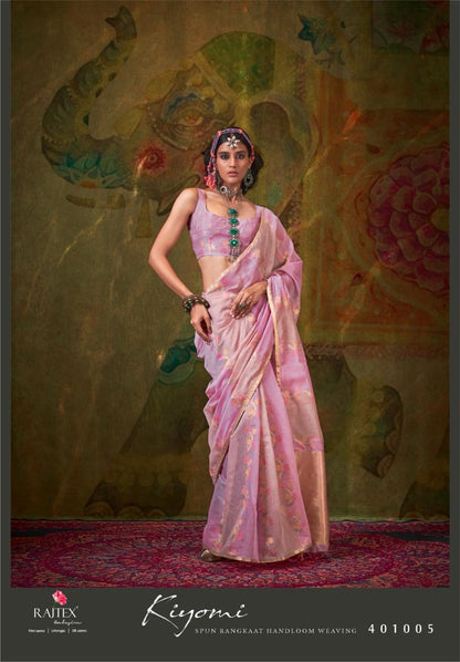 Kiyomi 401001-401006 Rajtex Spun Sarees Wholesale Rate