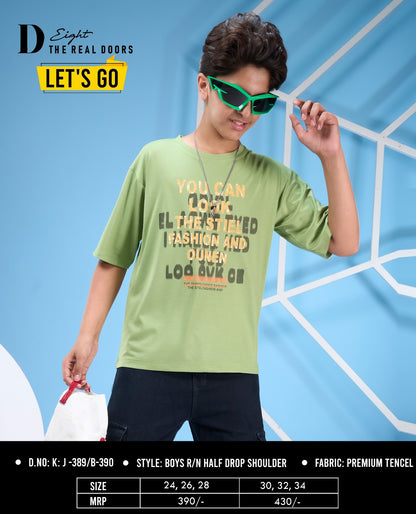 Kj 389-390 D-8 Imported Boys Tshirt Exporter India