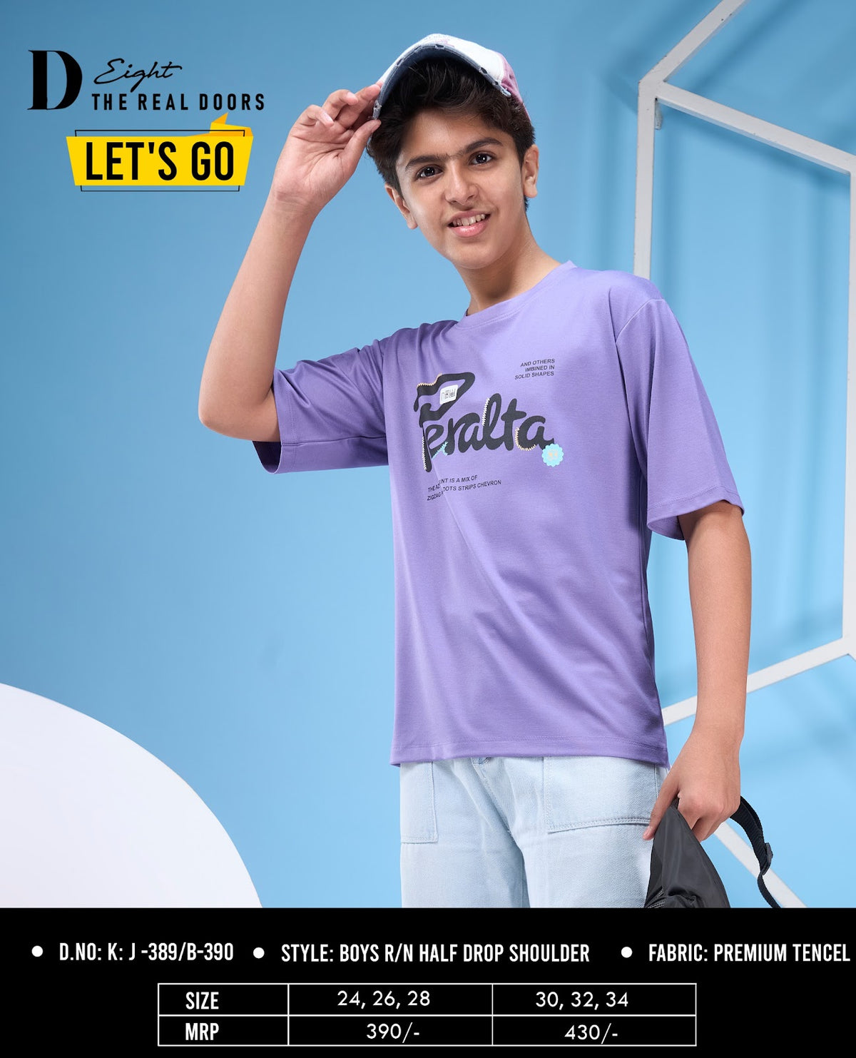 Kj 389-390 D-8 Imported Boys Tshirt Exporter India