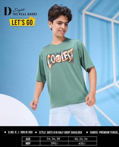 Kj 389-390 D-8 Imported Boys Tshirt Exporter India