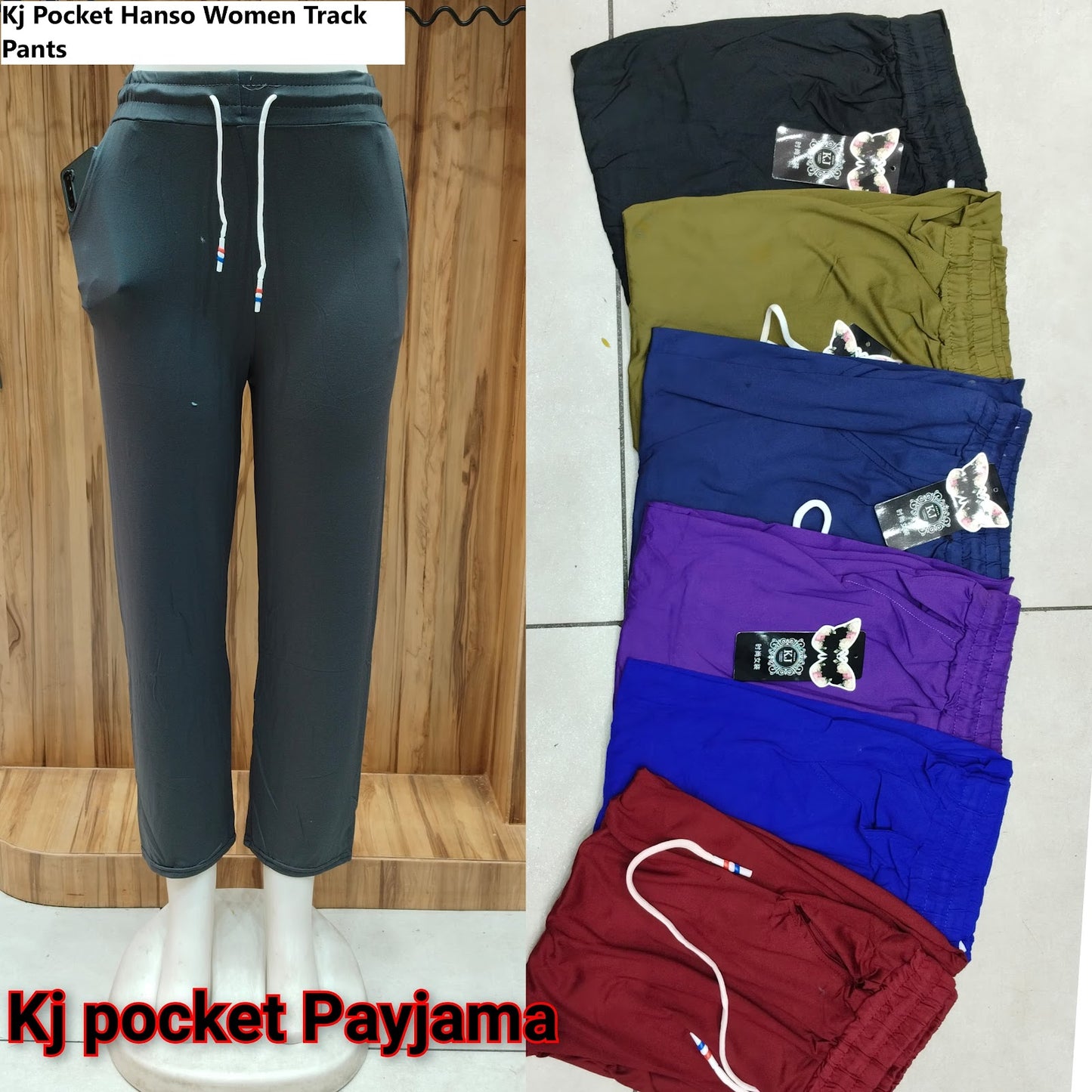 Kj Pocket Hanso Women Track Pants Supplier India
